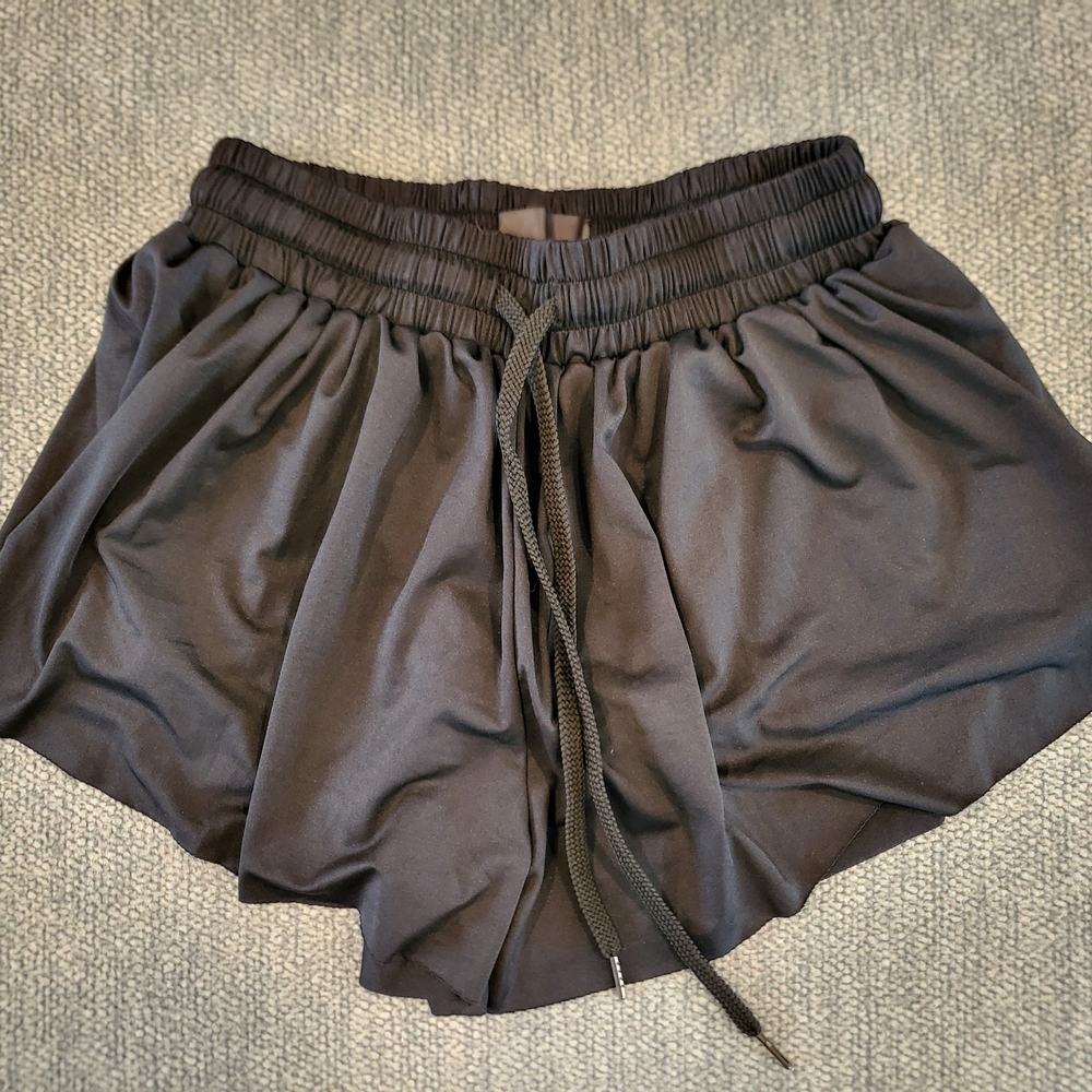 Women's Black Athletic Shorts